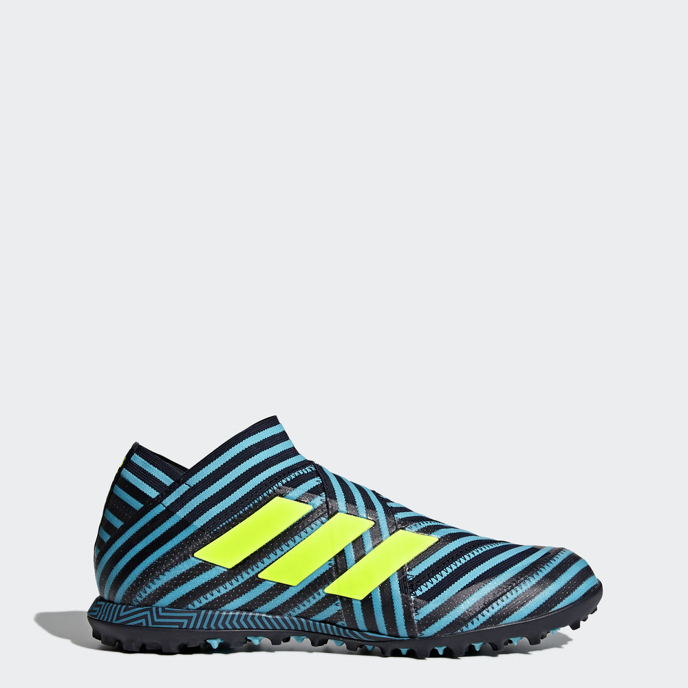 Adidas Nemeziz Tango 17+ 360 Agility Turf - ποδοσφαιρικα παπουτσια ανδρικα - Κίτρινα/Μπλε,Μέγεθος: E